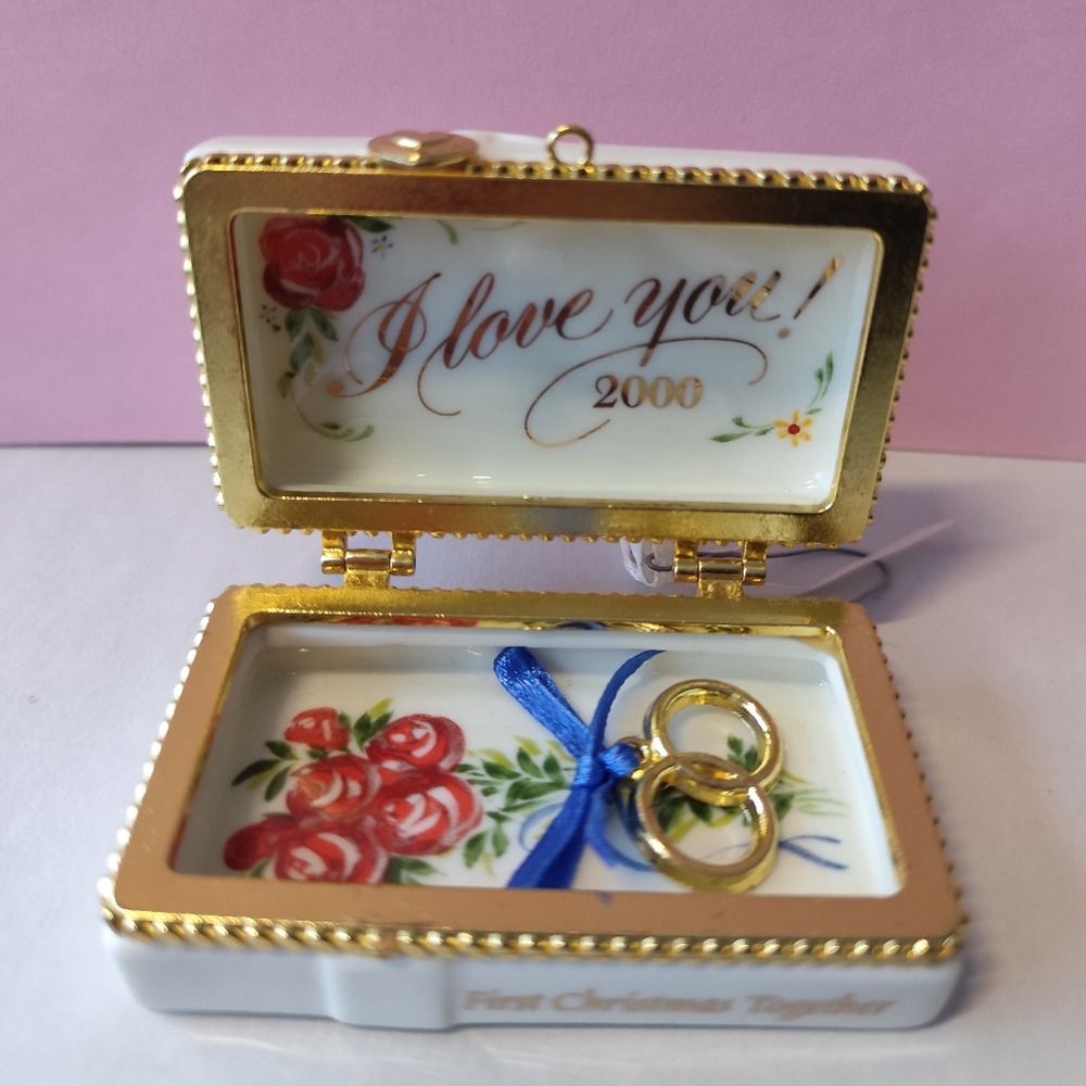 2000 Carlton Cards First Xmas together keepsake Ornament